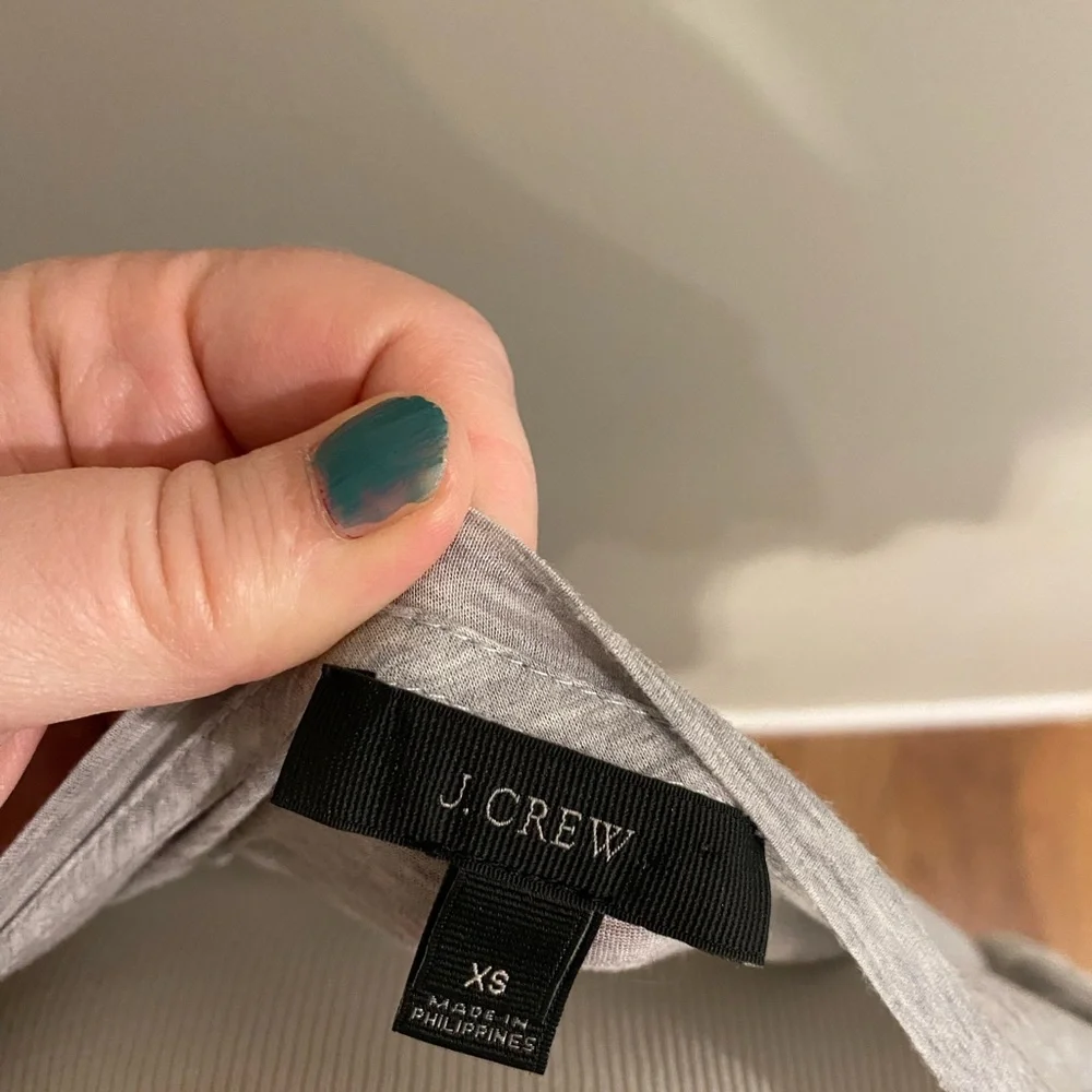 J. Crew Gray Boxy Short Sleeve T-Shirt